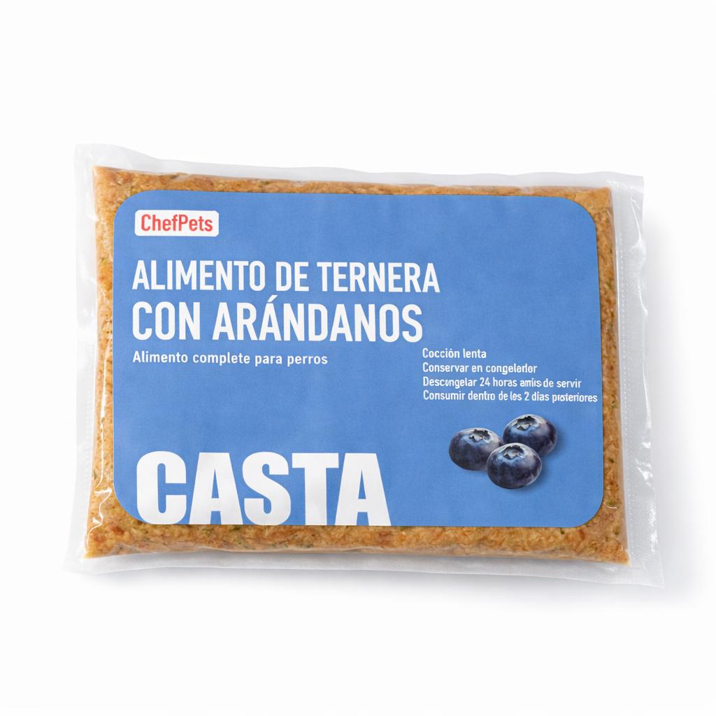 ChefPets Ternera con Arándanos 500 gr