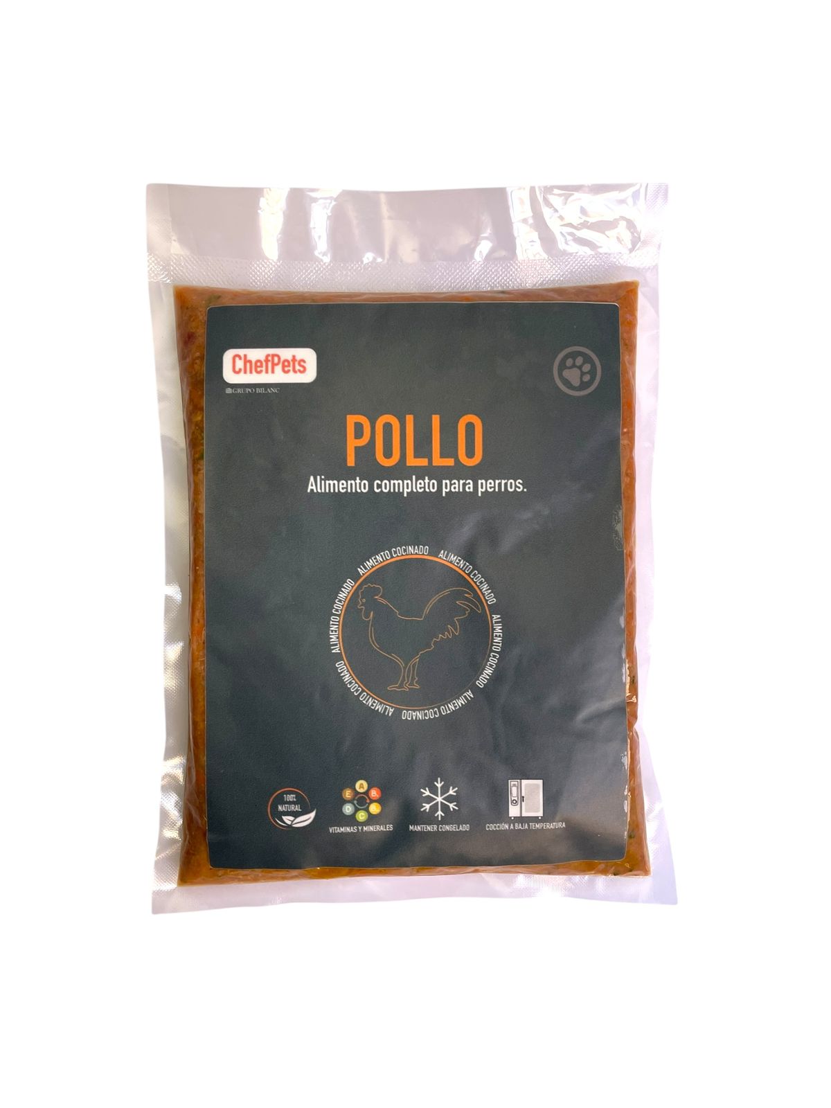 Comida cocida de pollo 250gr